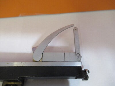 Antique Japan Stage Clips Xy Micrometer Microscope Part