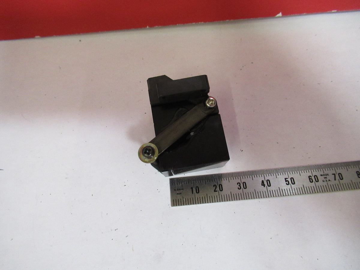 MEIJI JAPAN MOUNTED GLASS PRISM MICROSCOPE PART AS PICTURED X8-B-38