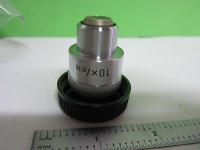 Microscope Part Objective Ernst Leitz 10X Germany Optics
