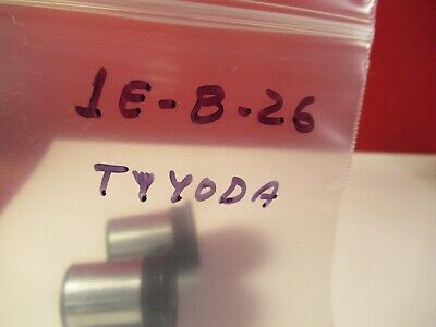 PAIR EYEPIECE TIYODA 10X MICROSCOPE PART OPTICS AS PICTURED &1E-B-26