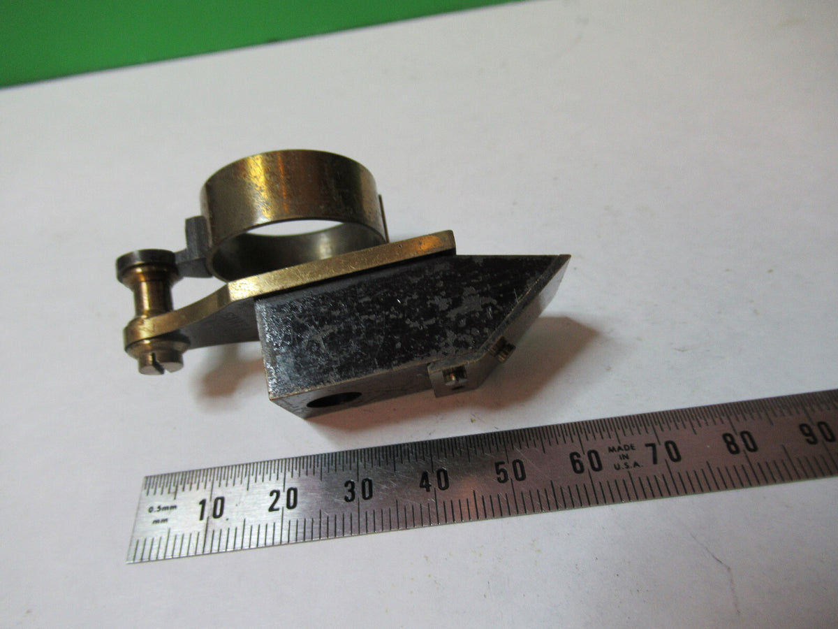 ANTIQUE BRASS NACHET PARIS PROJECTION PRISM ASSEMBLY MICROSCOPE PART X2-A-14
