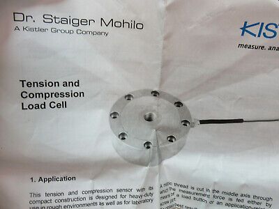 KISTLER FORCE LOAD CELL 4576A 108524-6050-V010 SENSOR AS PICTURED #16-C-12