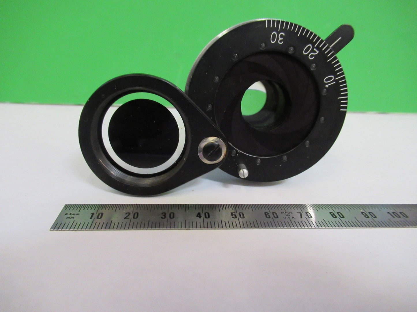 WILD HEERBRUGG SWISS M20 CONDENSER PHASE  MICROSCOPE PART AS PICTURED X3-B-06