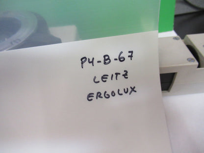 VERTICAL ILLUMINATOR 563466 LEITZ WETZLAR MICROSCOPE PART AS PICTURED P4-B-67