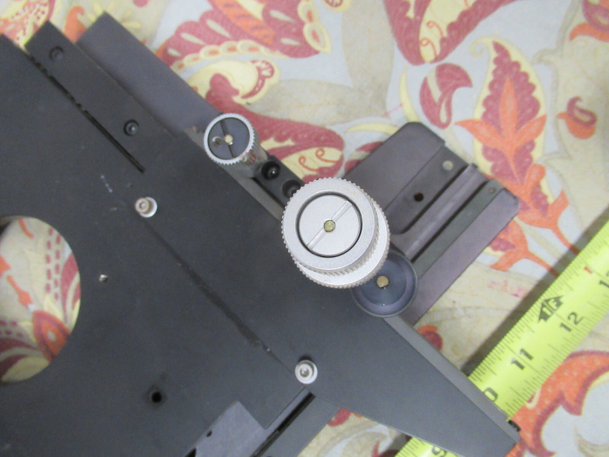 FOR PARTS ERGOLUX XY STAGE TABLE LEITZ WETZLAR MICROSCOPE PART as pictured &TC-4