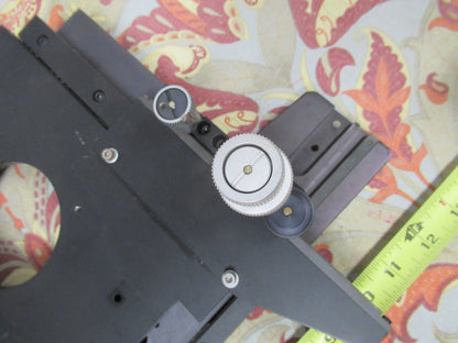 FOR PARTS ERGOLUX XY STAGE TABLE LEITZ WETZLAR MICROSCOPE PART as pictured &TC-4