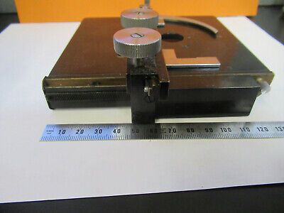 ANTIQUE BAUSCH LOMB  STAGE XY TABLE MICROSCOPE PART AS PICTURED P6-A-90