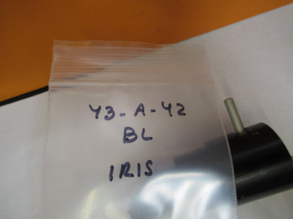 BAUSCH LOMB MIRROR + IRIS  OPTICS MICROSCOPE PART AS PICTURED Y3-A-42