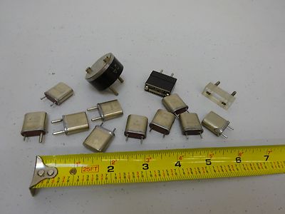 LOT ANTIQUE McCOY BLILEY JK PR QUARTZ CRYSTALS WWII FREQUENCY AS IS BN#K6-76