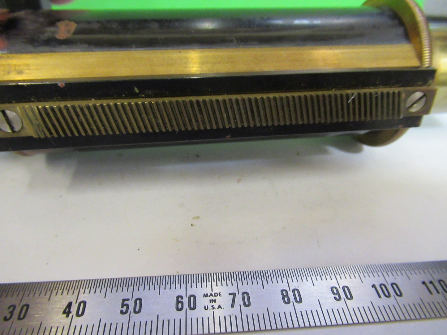 ANTIQUE BAUSCH LOMB TUBUS NOSEPIECE MICROSCOPE PART AS PICTURED W3-C-04