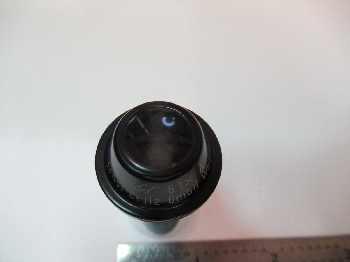 RARE ERNST LEITZ EYEPIECE 6.3X OPTICS MICROSCOPE PART AS PICTURED &A2-A-10