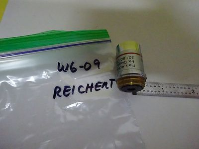 Microscope Part Objective Reichert Plan Achro Iris Diaphragm 50X Optics Bn