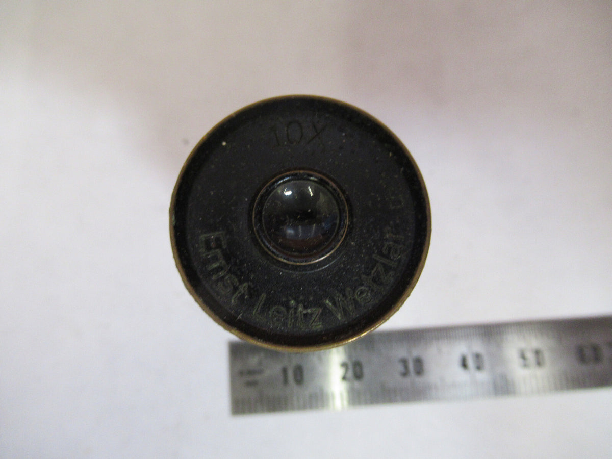 Antique Ernst Leitz 10X Eyepiece Ocular Microscope Part