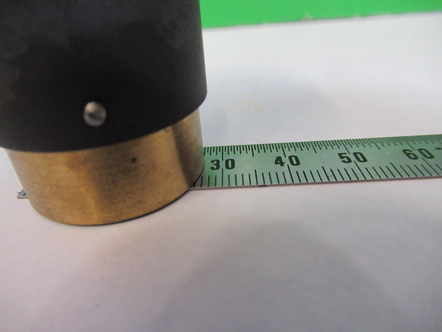 ZEISS GERMANY BRASS MOUNTED LENS OPTICS MICROSCOPE PART AS PICTURED U8-B-15