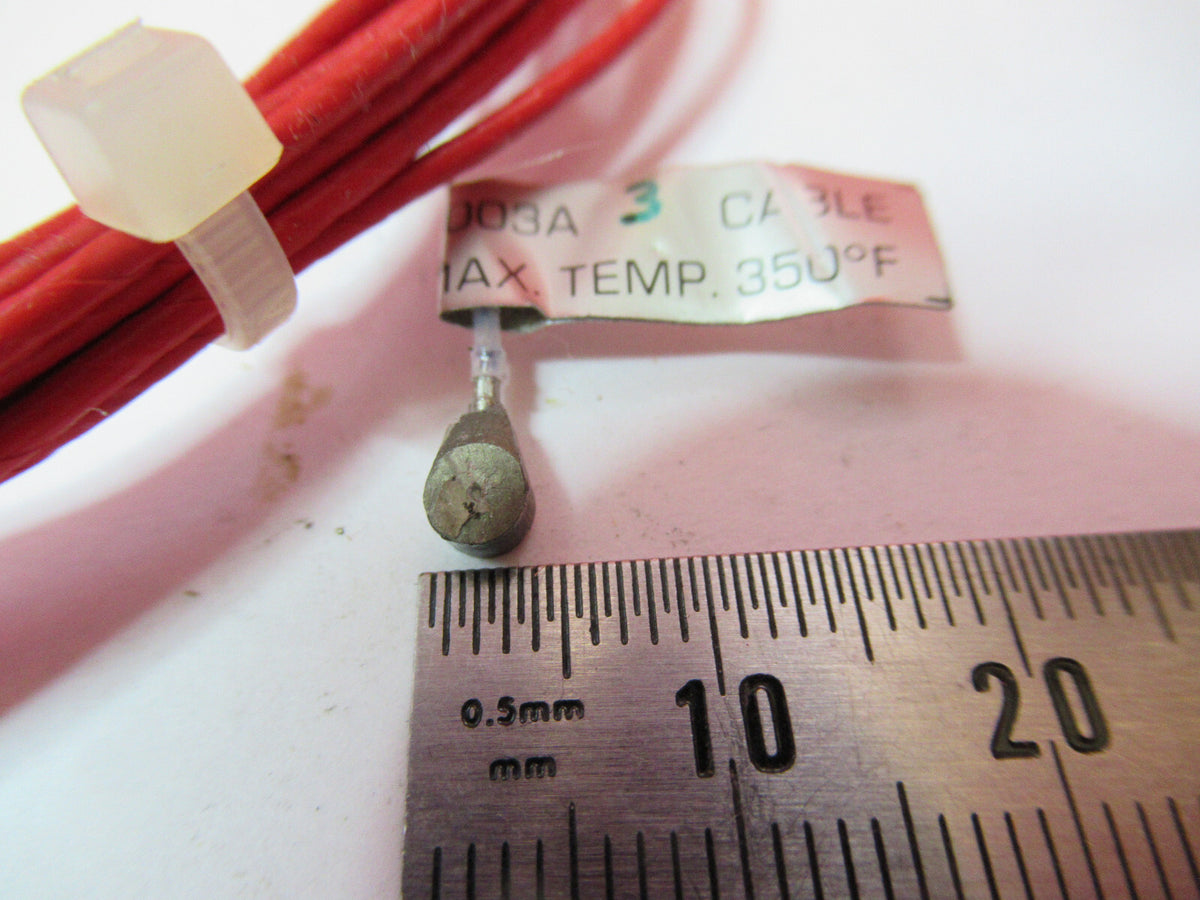 PCB PIEZOTRONICS ENDEVCO MODEL 22 + CABLE ACCELEROMETER AS PICTURED s9-ft-83