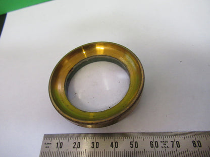 Rare Antique Brass Mounted Glass Beck UK Microscope Part