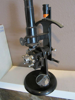 VINTAGE COLLECTABLE BAUSCH LOMB OPTICAL REFRACTOMETER OPTICS AS IS