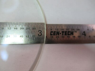 GLASS STAGE PLATE MICROSCOPE PART OPTICS AS PICTURED &7B-B-199