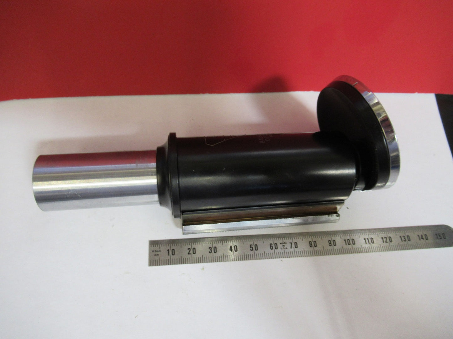 ANTIQUE BAUSCH LOMB tubus + nosepiece MICROSCOPE PART AS PIC V7-A-38