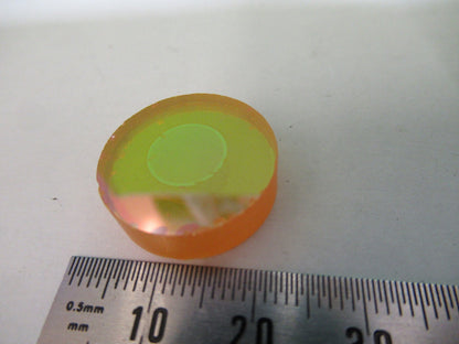 Optical Infrared ZnSe stained chips Lens Laser Optics AS IS B
