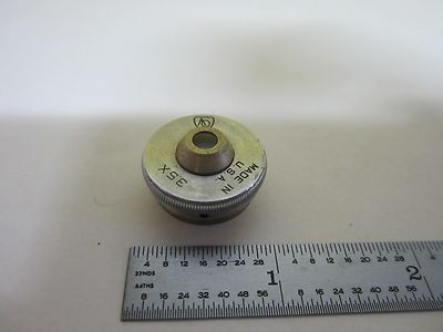 Microscope Part Objective 3.5X American Optical Co. American Optics