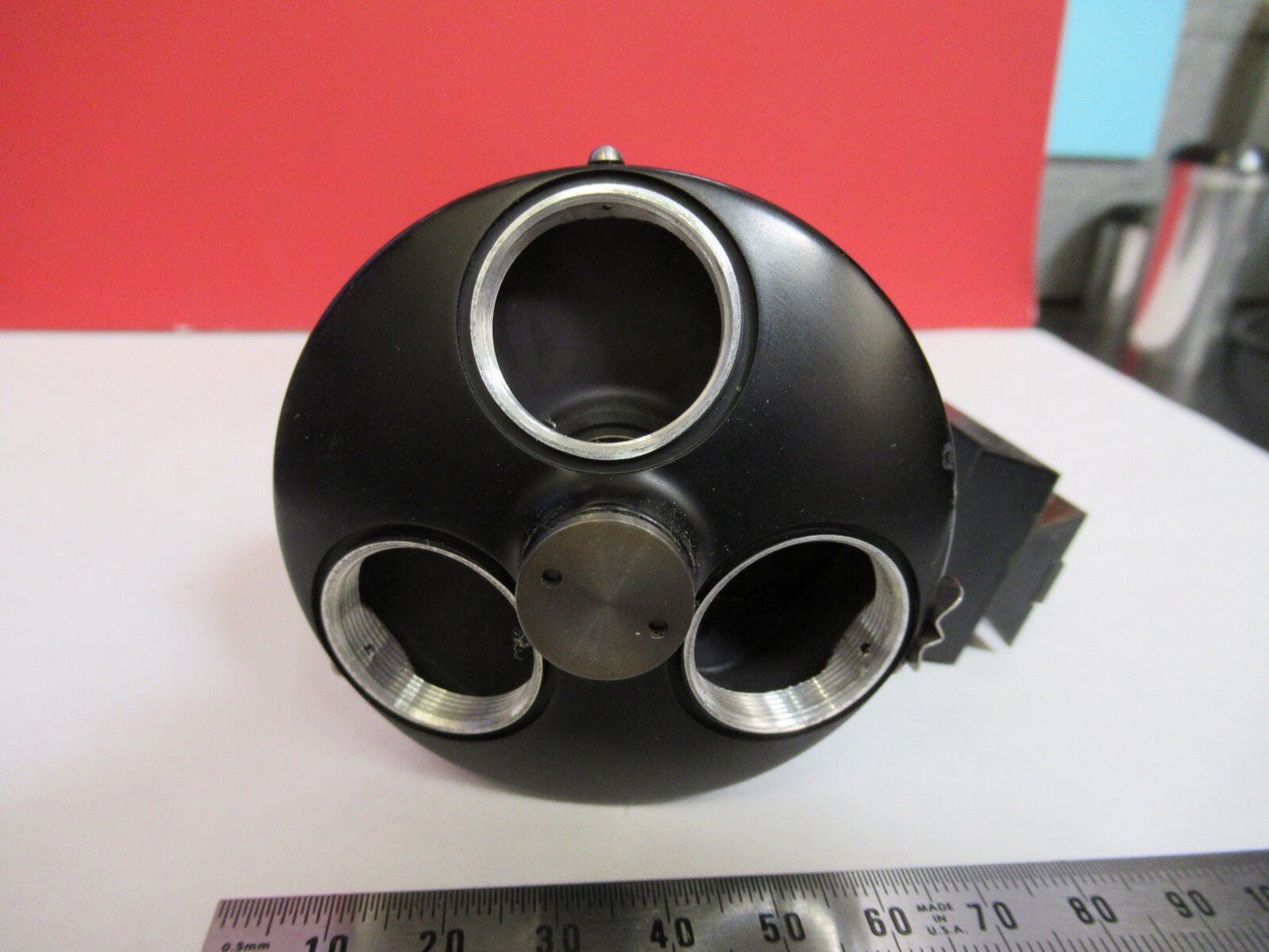 SPENCER AO AMERICAN tubus + nosepiece OPTICS MICROSCOPE PART AS PIC T9-A-25