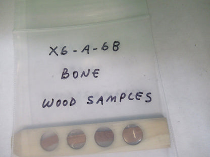 ANTIQUE PREPARED SLIDE IN BONE RARE UK MICROSCOPE PART AS PICTURED X6-A-68
