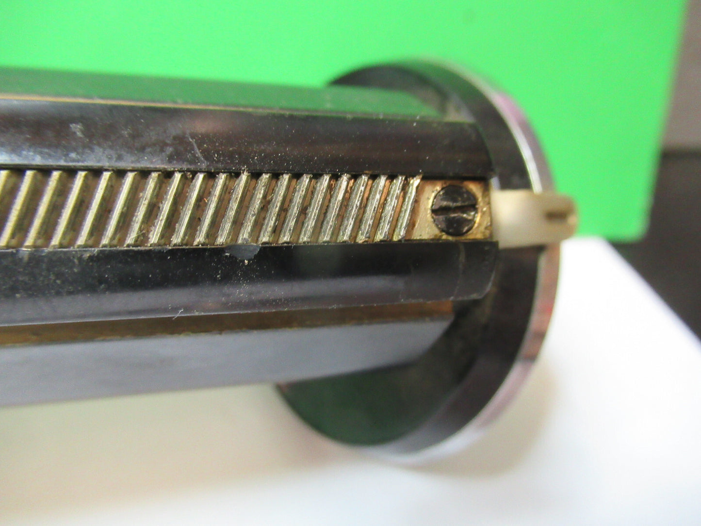 Antique Olympus Japan Tubus + Nosepiece Microscope Part