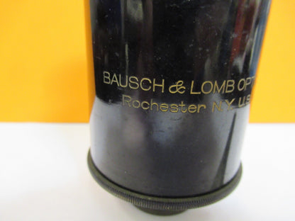 ANTIQUE BRASS BAUSCH LOMB TUBUS MICROSCOPE PART AS PICTURED &27-A-26
