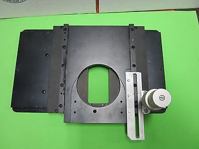 MICROSCOPE PART STAGE MICROMETER LEITZ WETZLAR GERMANY ORTHOPLAN  BIN#50-02