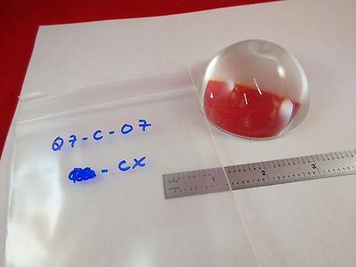 OPTICAL LARGE BULGING CONVEX LENS LASER OPTICS AS IS BIN#Q7-C-07