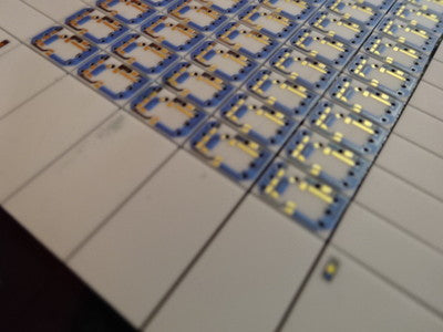 Collectable Mounted Diced Hybrid Substrate with Components