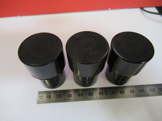 Lot Antique Objective Canister Plastic Microscope Part