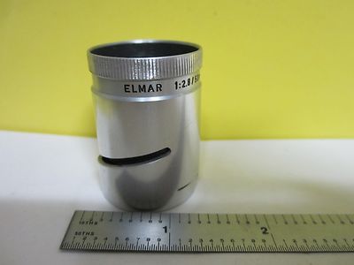 MIKROSKOPTEIL OBJEKTIV LEITZ ELMAR 2.8X [grob gebogen] OPTIK WIE BESEHEN BIN#T9-15