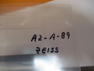CARL ZEISS GERMANY LIGHT BLUE FILTER OPTICS MICROSCOPE PART AS PICTURED #A2-A-89