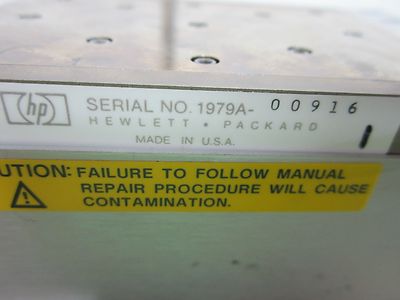 HP HEWLETT PACKARD 1979A MODULE RF IMPEDANCE CHANGE MICROWAVE FREQUENCY BIN#2