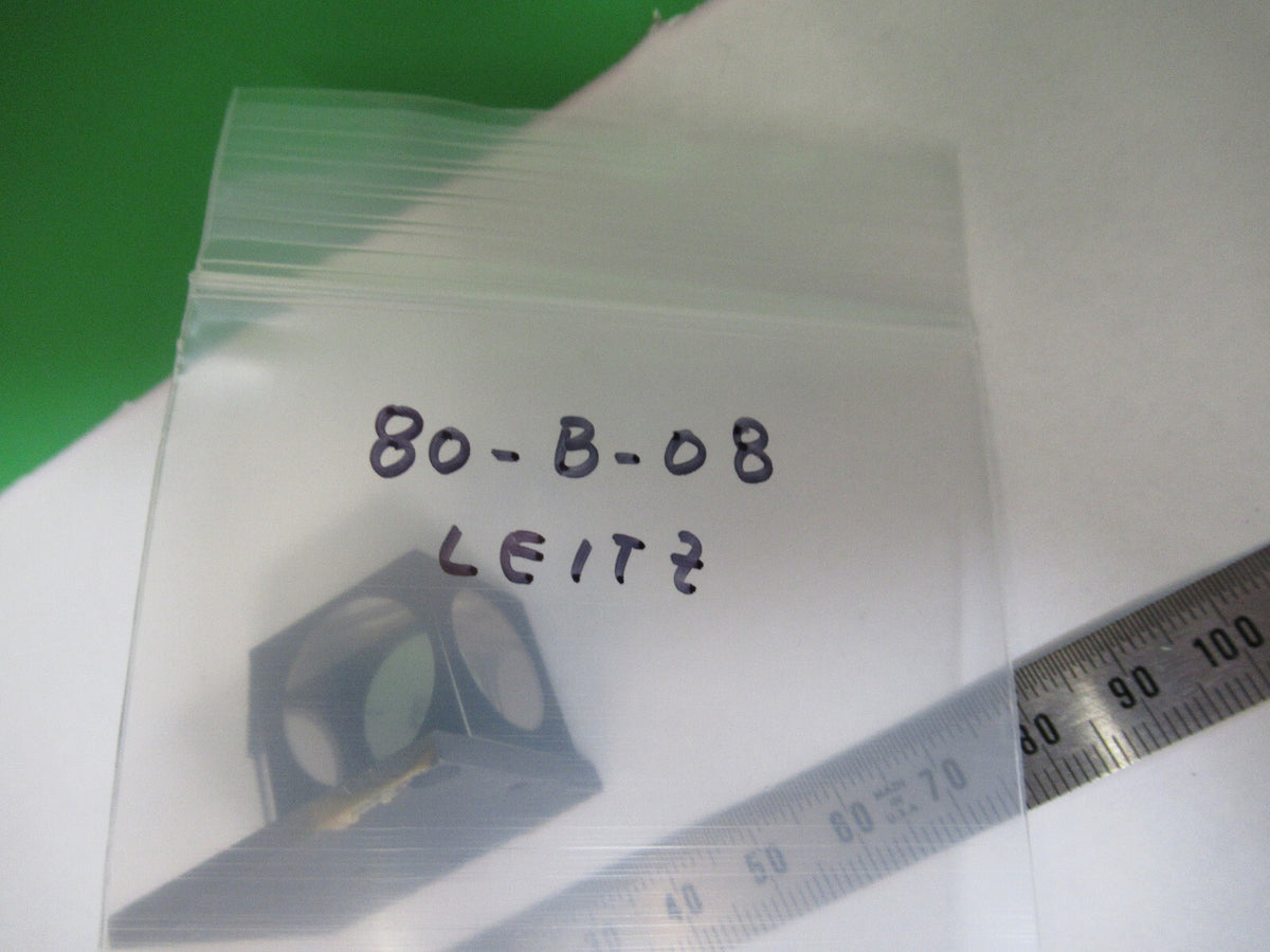 MICROSCOPE PART LEITZ WETZLAR GERMANY PRISM MOUNTED OPTICS AS PICTURED 80-B-08
