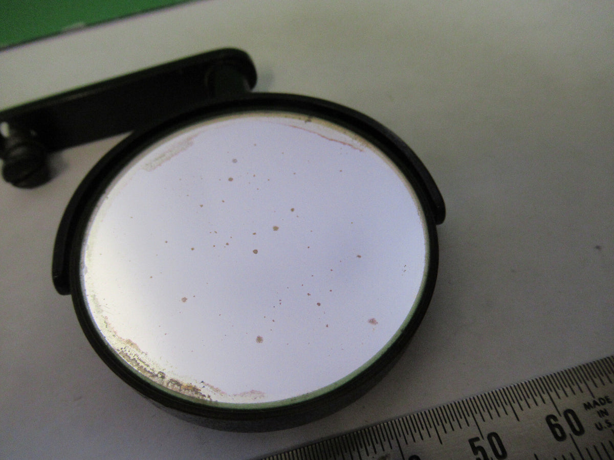 For Parts BAUSH LOMB ANTIQUE MIRROR OPTICS MICROSCOPE PART AS PICTURED G8-A-15
