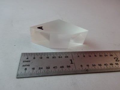 OPTICAL PRISM MIL SPEC LASER OPTICS AS IS #54-A-02