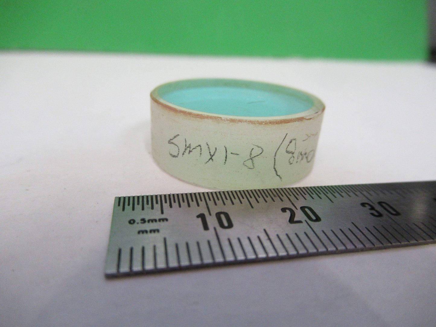 OPTICAL COATED DICHROIC MIRROR FILTER LASER OPTICS LENS AS PICTURED U8-A-128