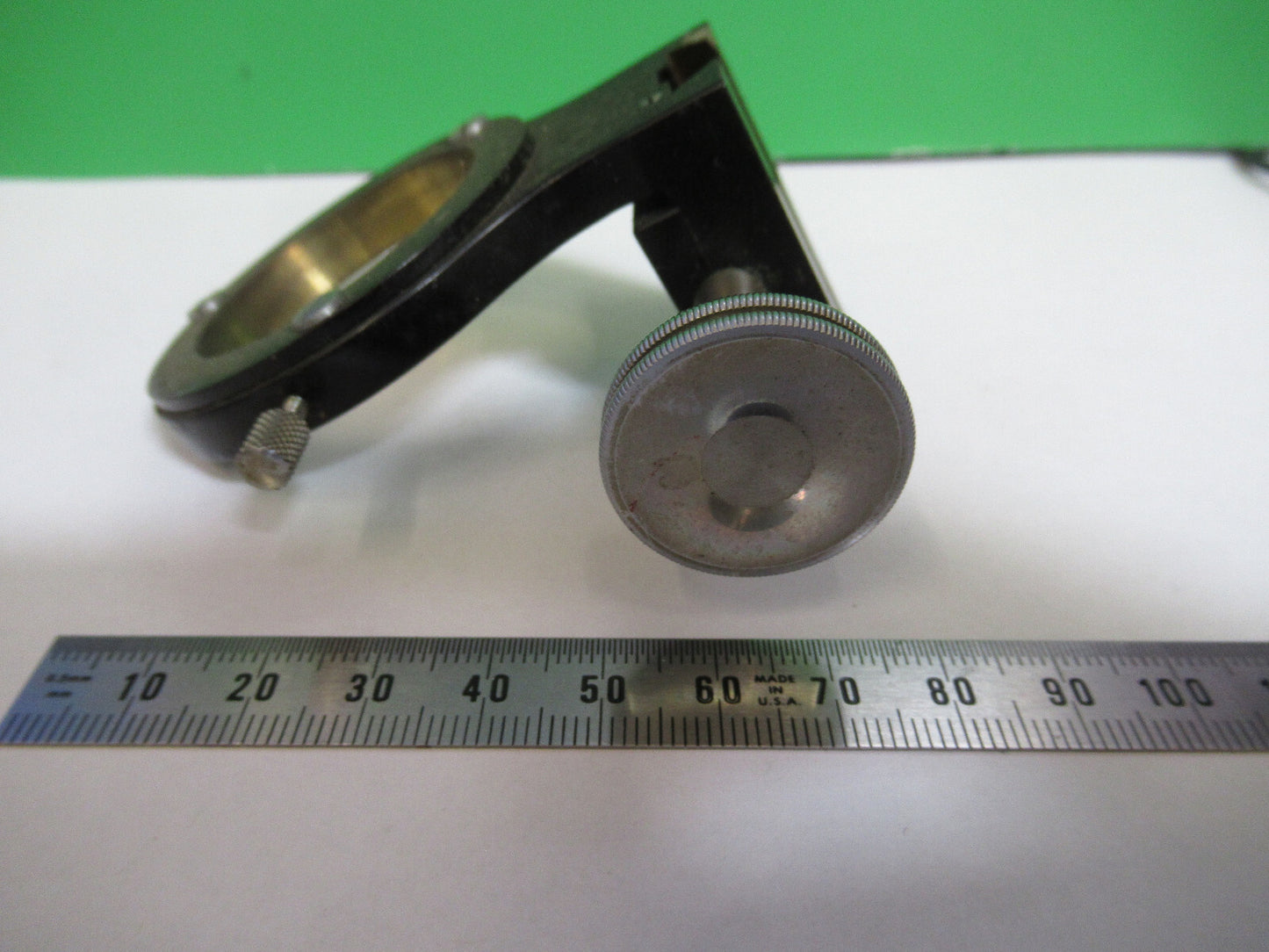 Bausch & Lomb Brass Condenser Holder Antique Microscope Part