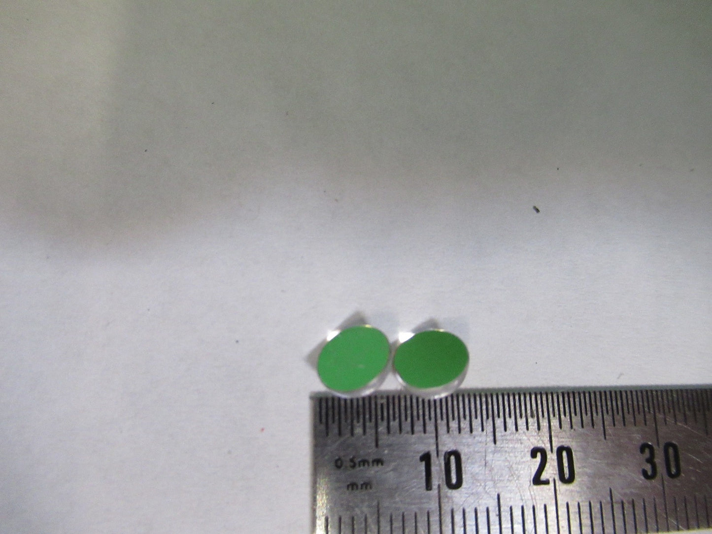 OPTICAL MINI MIRROR PAIR OPTICS MICROSCOPE PART AS PICTURED U8-A-62