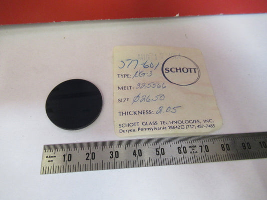 Optical Schott Glass Filter NG-3 Dark Optics