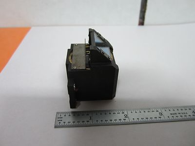 Optical Microscope Ernst Leitz Brass Mounted Lens + Beam Splitter Optics