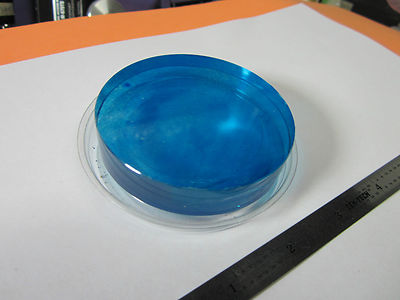 Optical Flat chipped on edge Covered in Protective Coat Optics