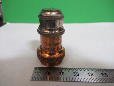 Antique Ernst Leitz 100X 1/12 Objective Microscope Part