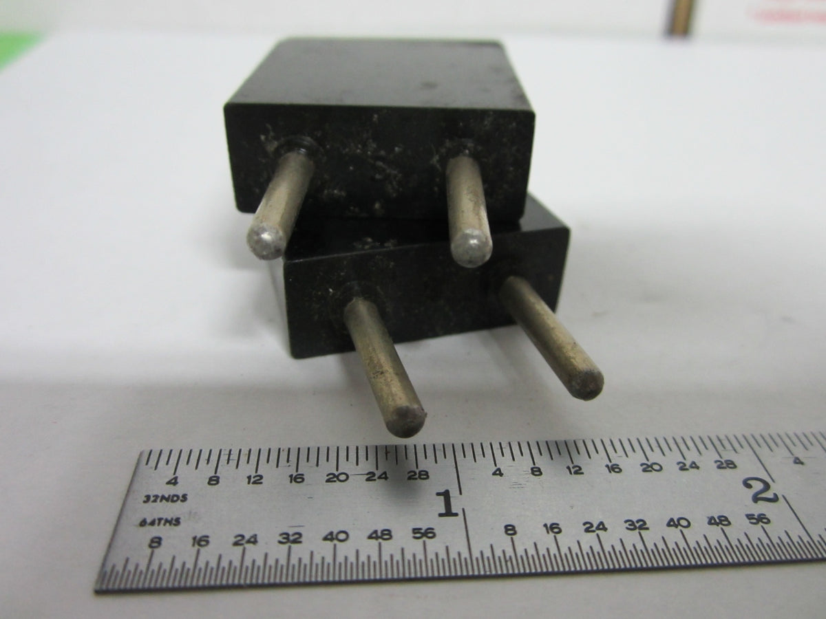 Lot 2 Ea Quartz Crystal MC-1 Frequency Control Vintage