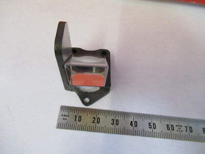 OPTICAL GLASS PRISM MICROSCOPE PART OPTICS AS PICTURED #82-A-18