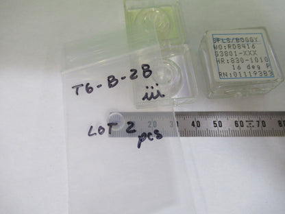 LOT OPTICAL SPECTRA PHYSICS SP COATED LENS PHOTONICS OPTICS AS PICTURED T6-B-28