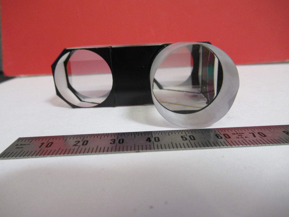 ZEISS GERMANY GLASS PRISM HEAD OPTICS MICROSCOPE PART AS PICTURED Y5-A-60